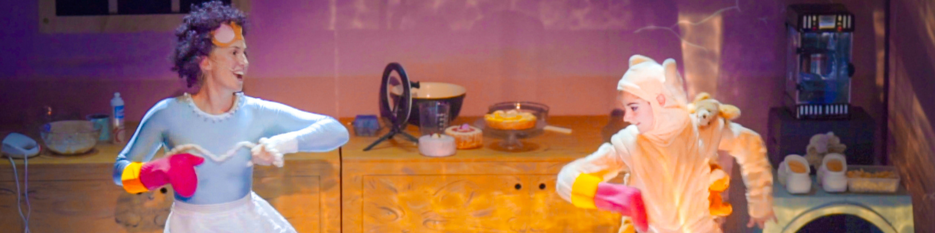 Photo du spectacle Croquette avec une pâtissière et un chat qui dansent
